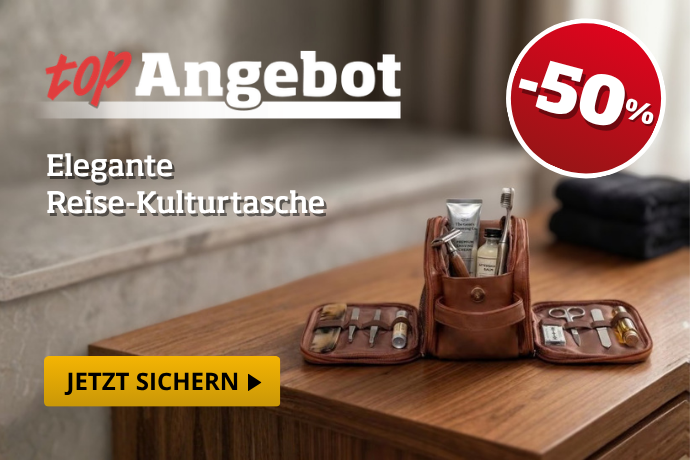 Top Angebot - Elegante Reise-Kulturtasche